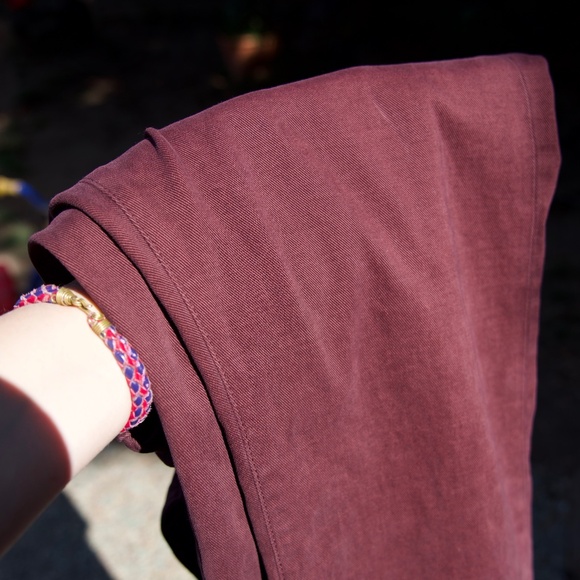 Kiton Aubergine Slim Denim Jeans Made In Italy Men's Size 34 - Picture 10 of 13